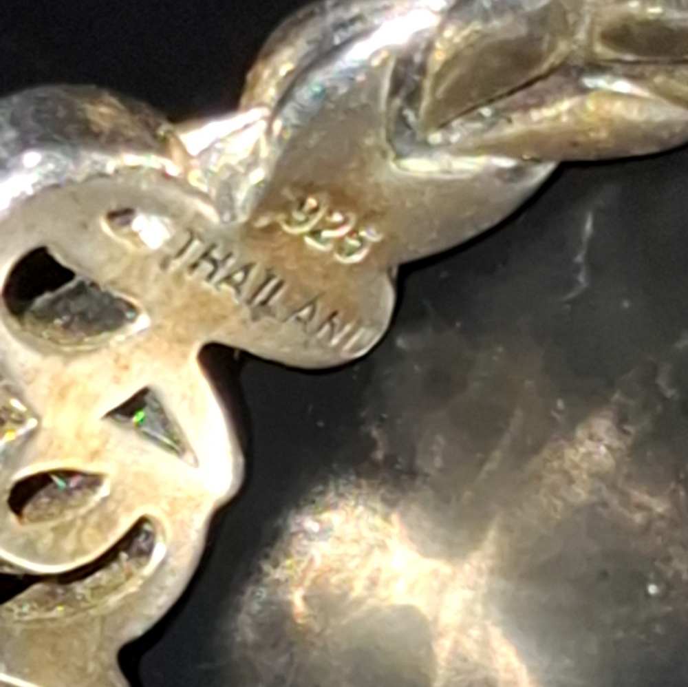 JAI Sterling Silver Retired Script Ring - Picture 7 of 14